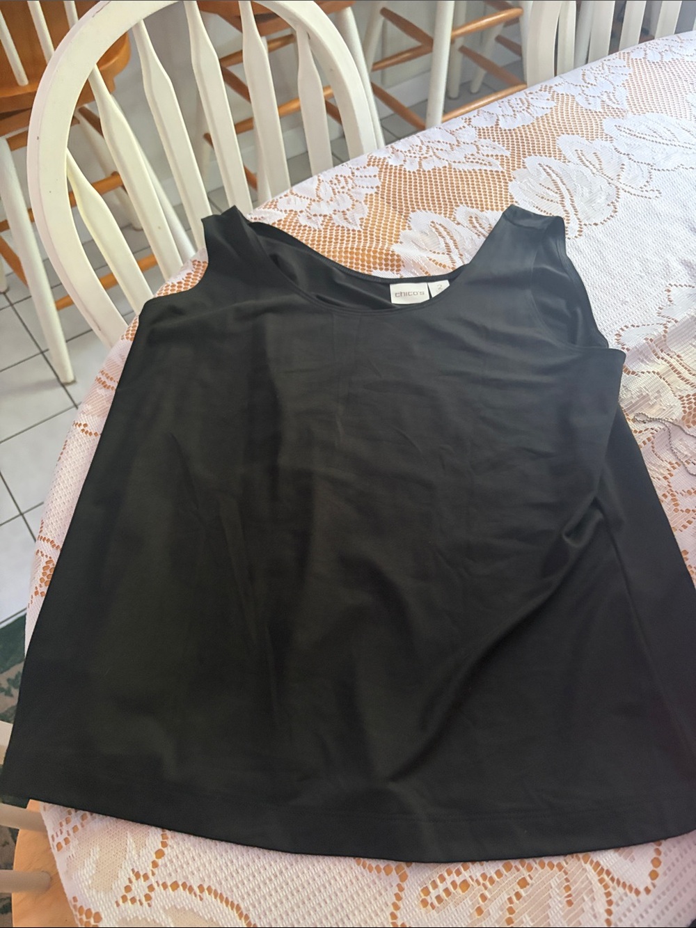 Black Sleeveless Tank Top by Chico’s